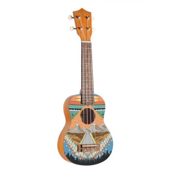 BAMBOO BU-21L PATAGONIA - Ukulele sopranowe z pokrowcem